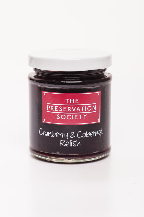 Cranberry and Cabernet Relish - The Preservation Society 